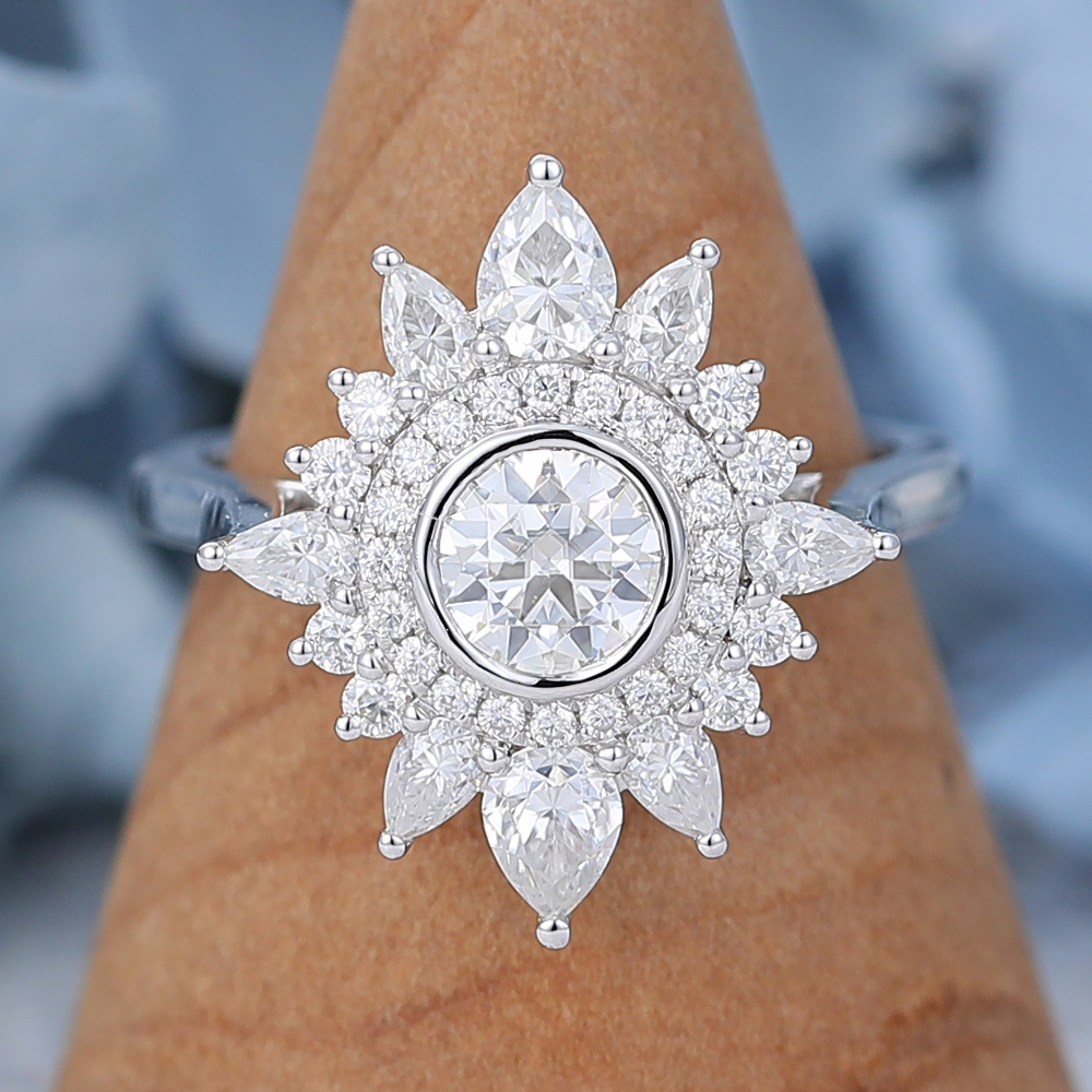 2 Carat Moissanite Ring