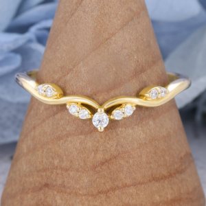 Moissanite Wedding Rings Pear Shaped Moissanite Ring
