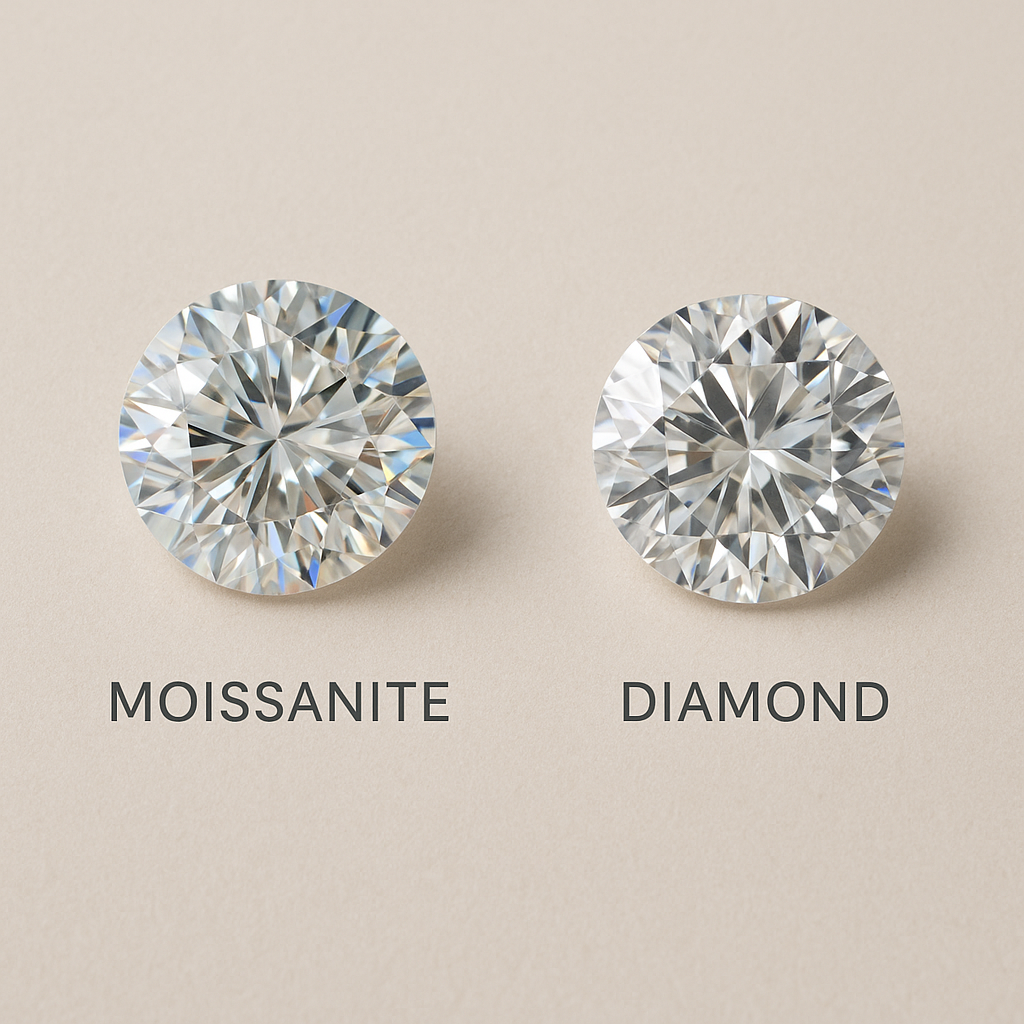 How to Tell Moissanite from Diamond