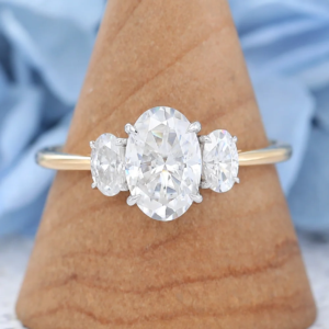 Low Profile Moissanite Engagement Rings Moissanite Rings