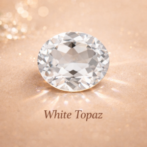 white topaz vs moissanite