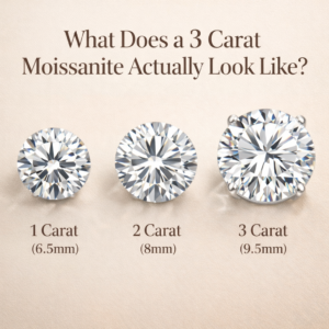 3 Carat Moissanite Ring