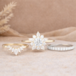 Low Profile Moissanite Engagement Rings