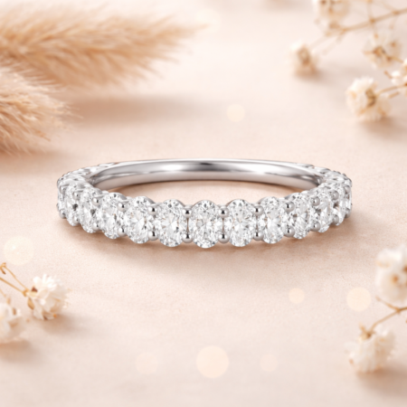 Moissanite Stacking Rings moissanite eternity ring